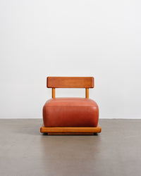 Nez Chair - Cherry with Leather