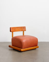 Nez Chair - Cherry with Leather