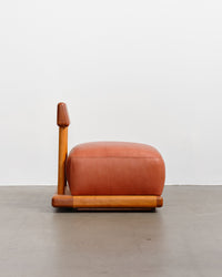 Nez Chair - Cherry with Leather