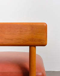 Nez Chair - Cherry with Leather