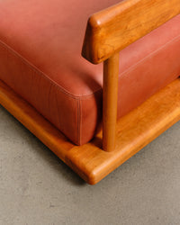 Nez Chair - Cherry with Leather