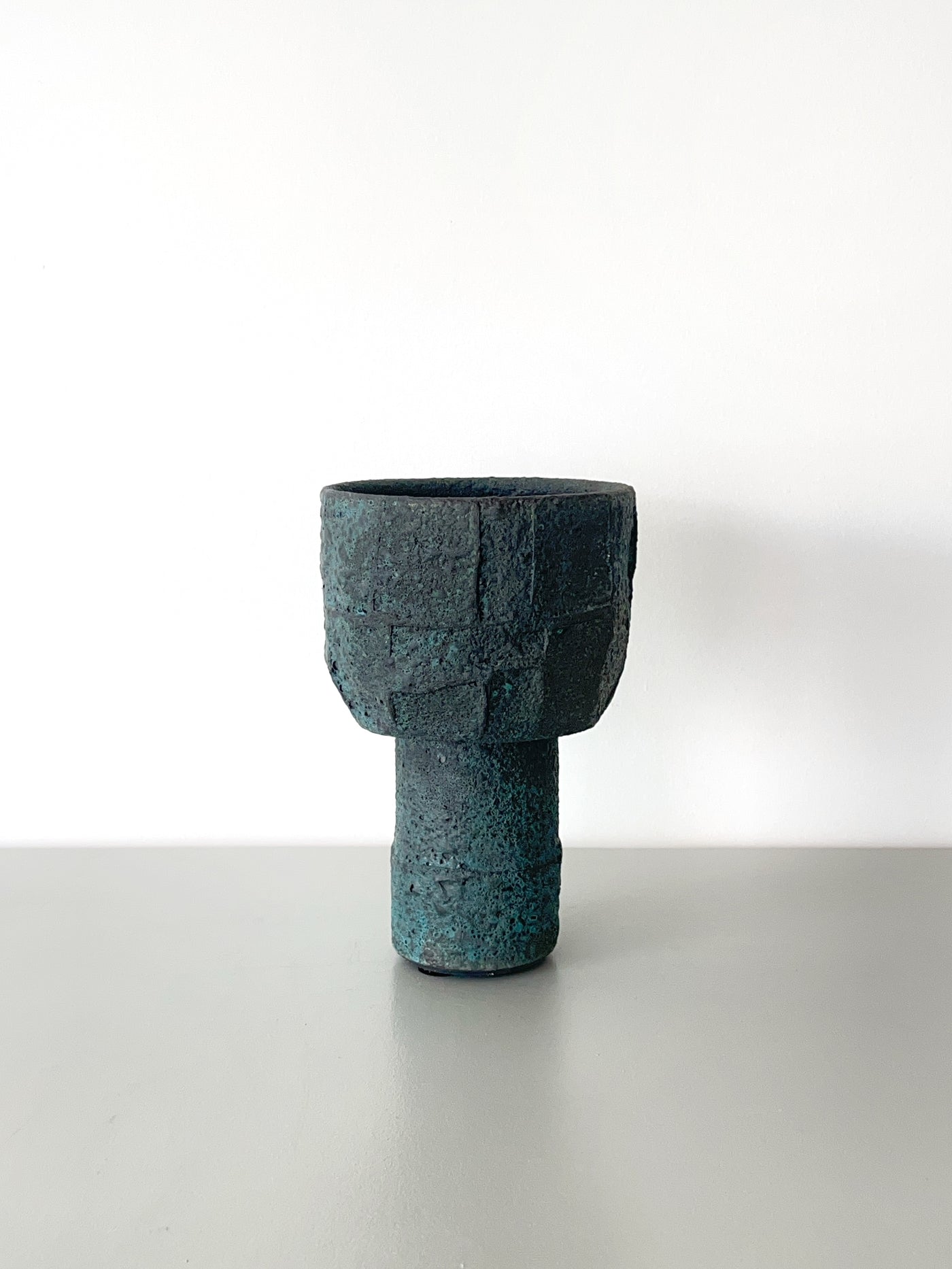 Black Textured Vase