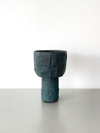 Black Textured Vase