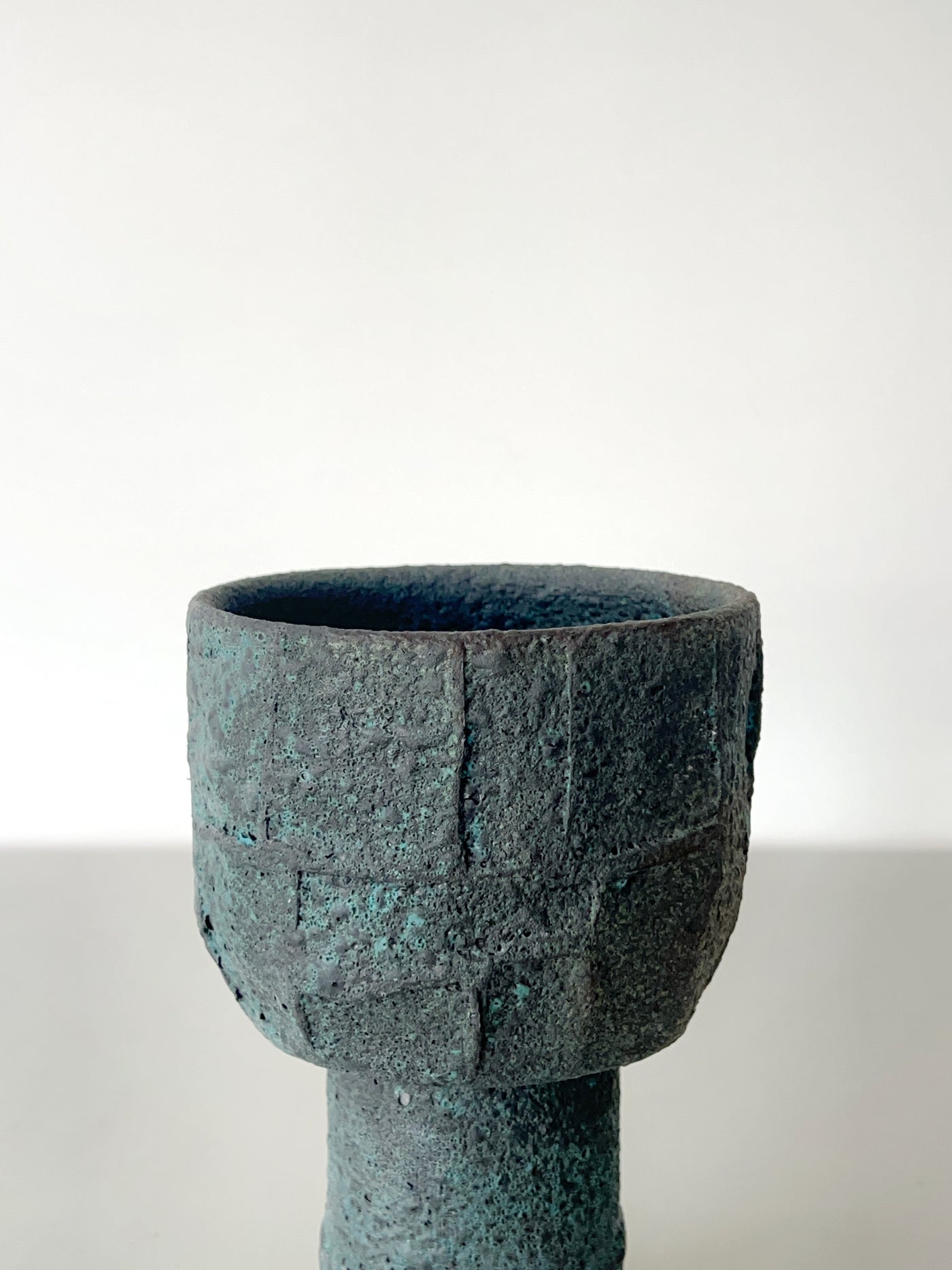 Black Textured Vase
