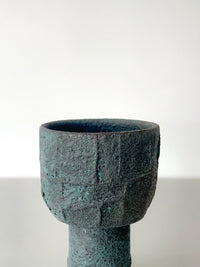 Black Textured Vase