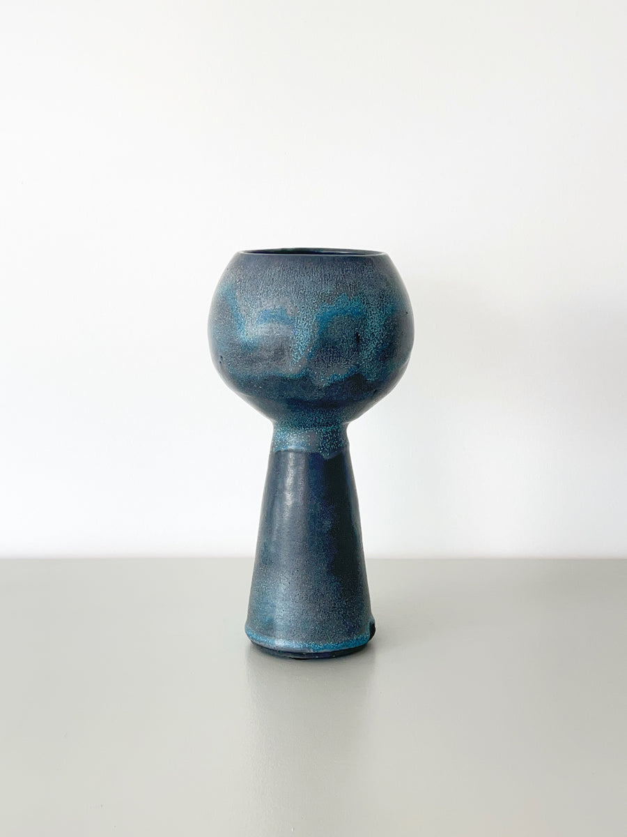 Steel Textured Vase