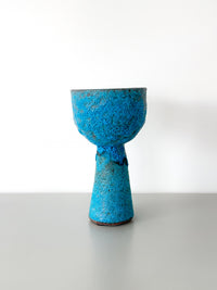 Turquoise Textured Vase